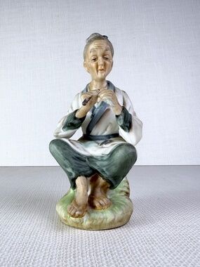 ARCO Japan Elder Figurine Asian Porcelain Sculpture Mid Century Decor